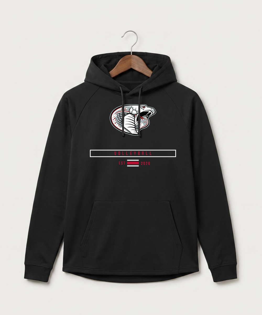 Triton High School Volleyball (Girls) - Black Hoodie - Full Front