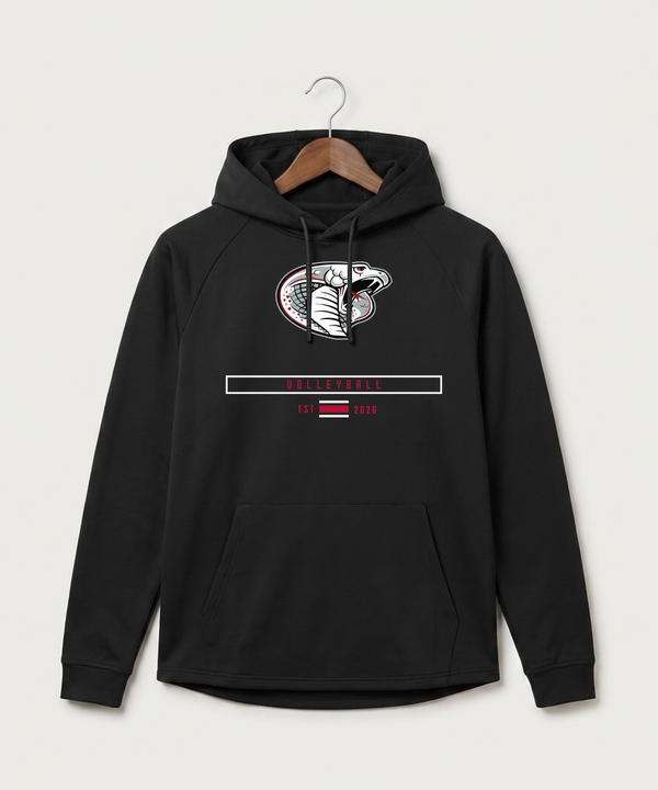 Triton High School Volleyball (Girls) - Black Hoodie - Full Front