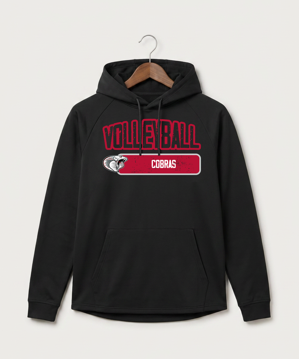 Triton High School Volleyball (Girls) - Black Hoodie - Full Front
