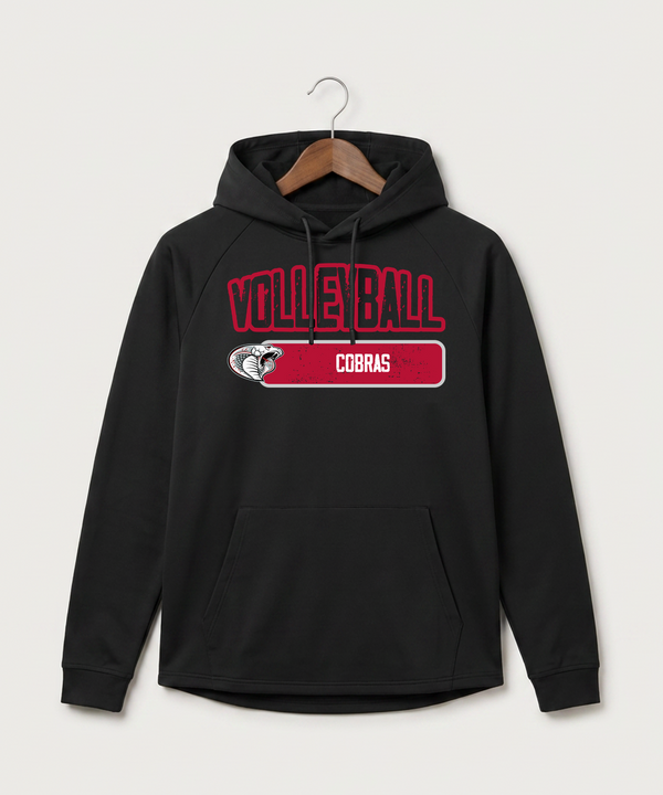 Triton High School Volleyball (Girls) - Black Hoodie - Full Front