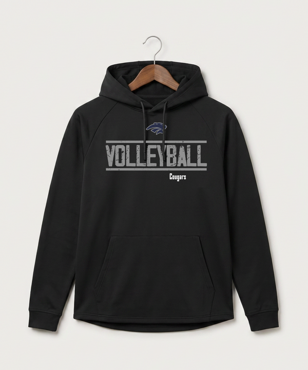 Zumbrota Mazeppa High School Volleyball (Girls) - Black Hoodie - Full Front