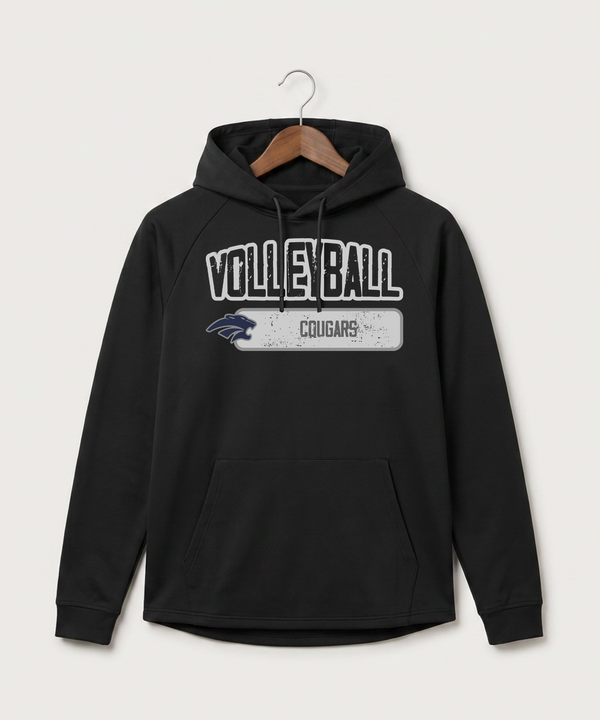 Zumbrota Mazeppa High School Volleyball (Girls) - Black Hoodie - Full Front