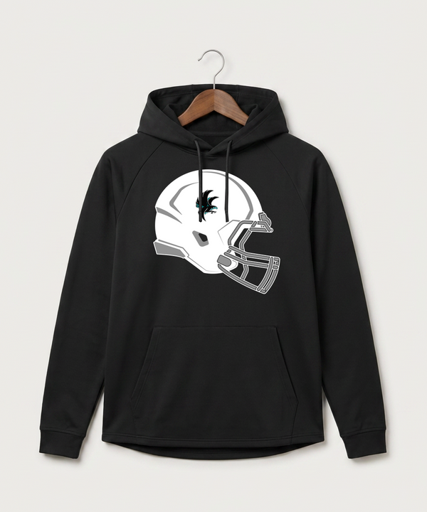 Alden-Conger-Glenville Emmons High School Football (Boys) - Black Hoodie - Full Front