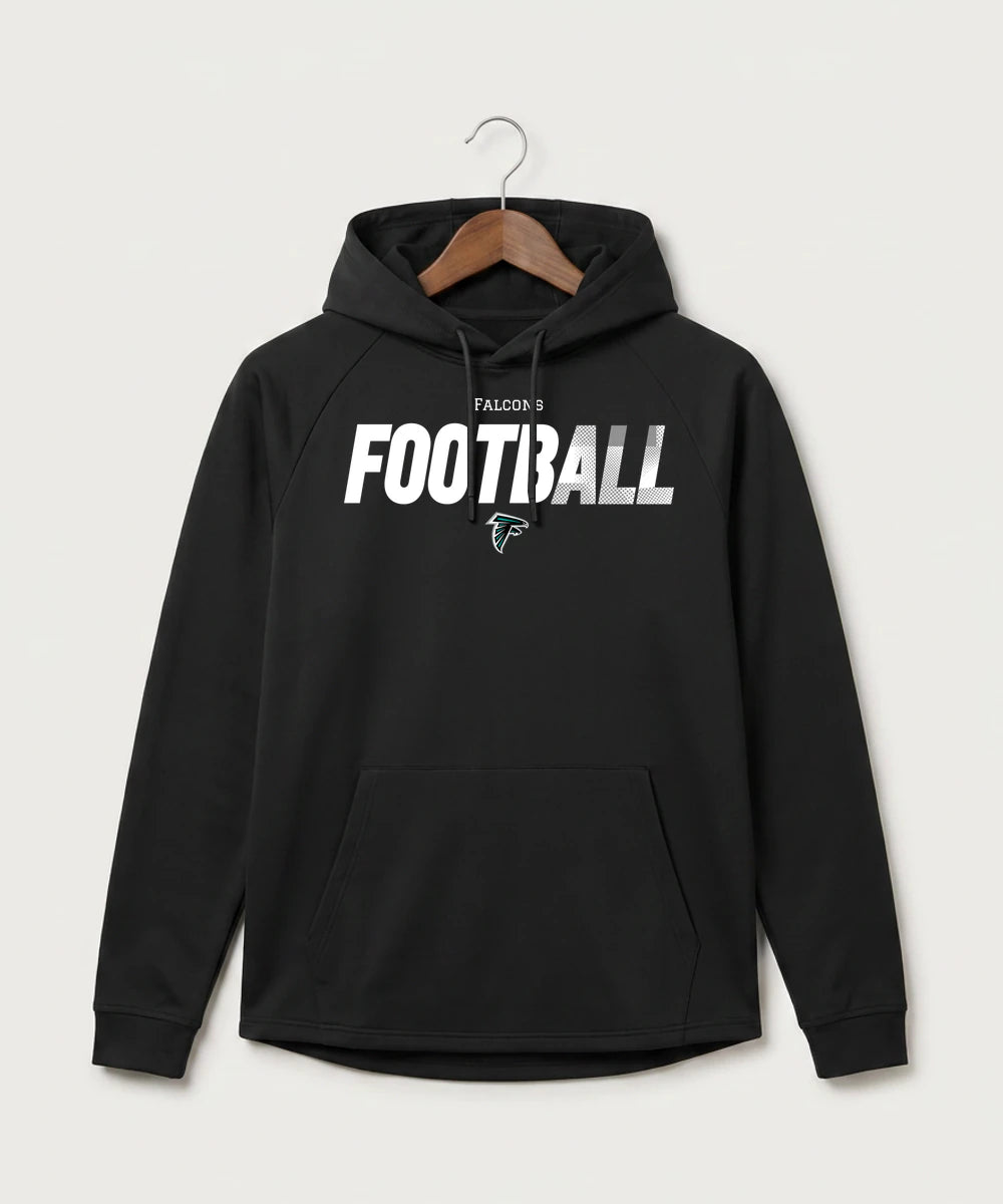 Fillmore Central High School Football (Boys) - Black Hoodie - Full Front