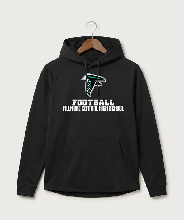 Fillmore Central High School Football (Boys) - Black Hoodie - Full Front