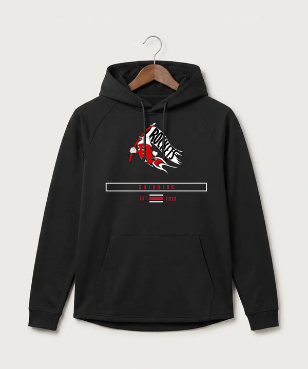 John Marshall High School Swim Dive Girls - Black Hoodie - Full Front