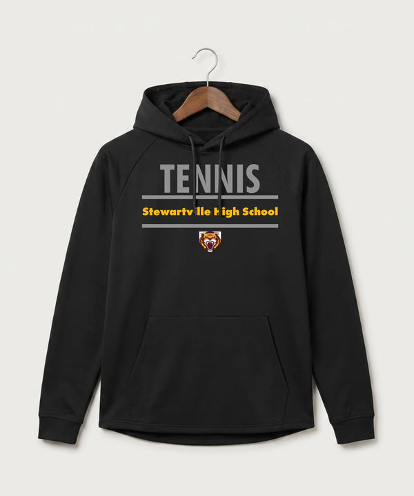 Stewartville High School Tennis (Coed) - Black Hoodie - Full Front
