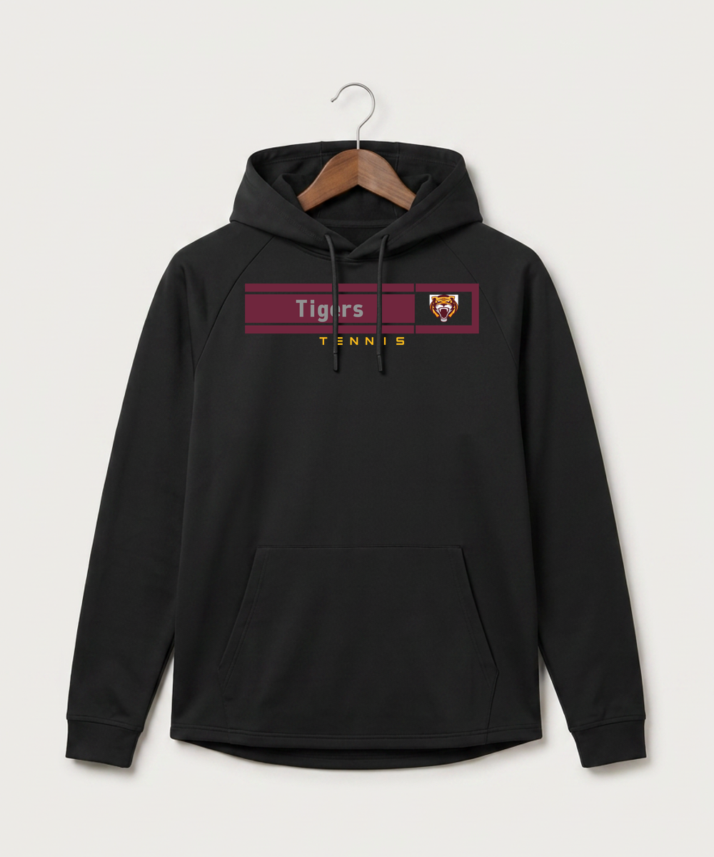 Stewartville High School Tennis (Coed) - Black Hoodie - Full Front