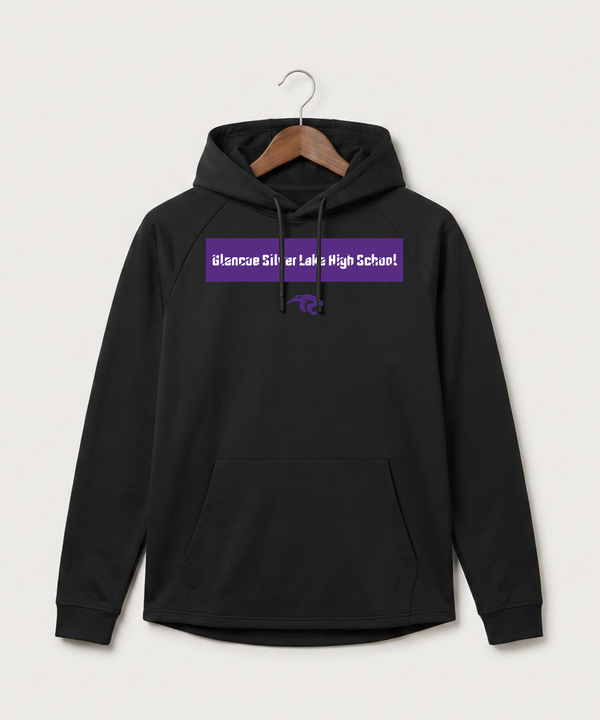 Glencoe Silver Lake High School Athletics - Black Hoodie - Full Front