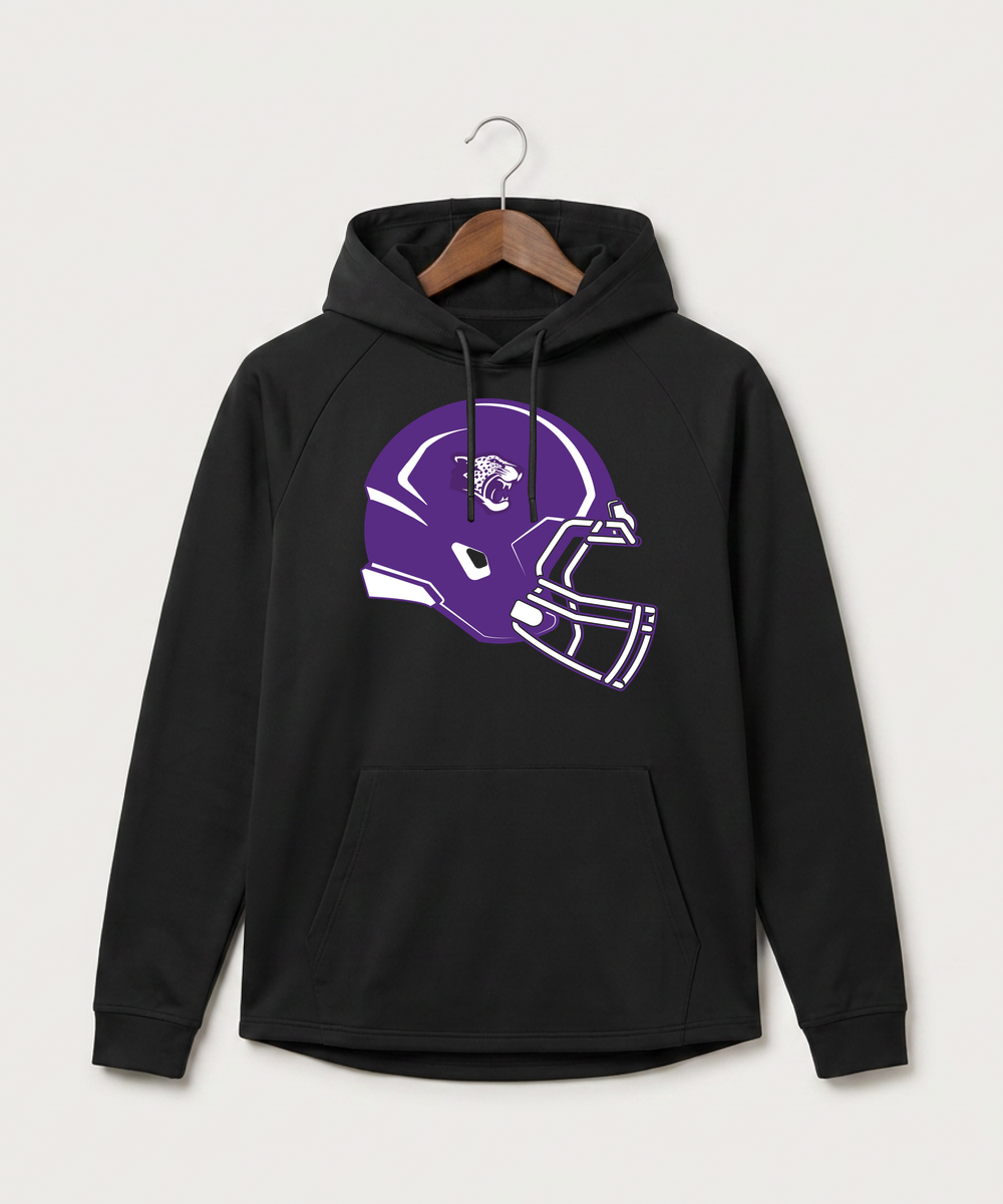 Granada-Huntley-East Chain/Truman Football (Boys) - Black Hoodie - Full Front
