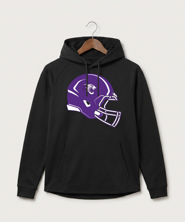 Granada-Huntley-East Chain/Truman Football (Boys) - Black Hoodie - Full Front
