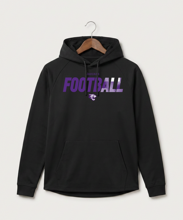 Granada-Huntley-East Chain/Truman Football (Boys) - Black Hoodie - Full Front