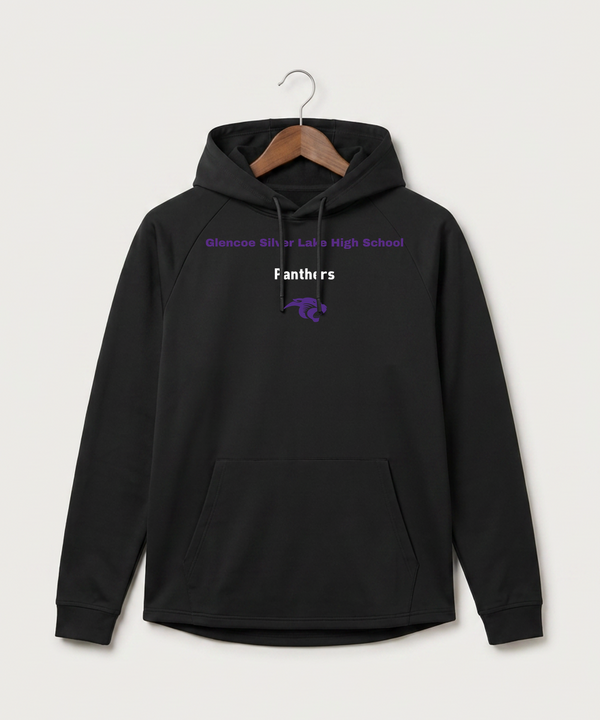 Glencoe Silver Lake High School Athletics - Black Hoodie - Full Front