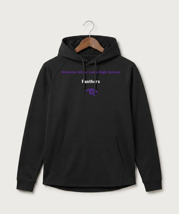 Glencoe Silver Lake High School Athletics - Black Hoodie - Full Front