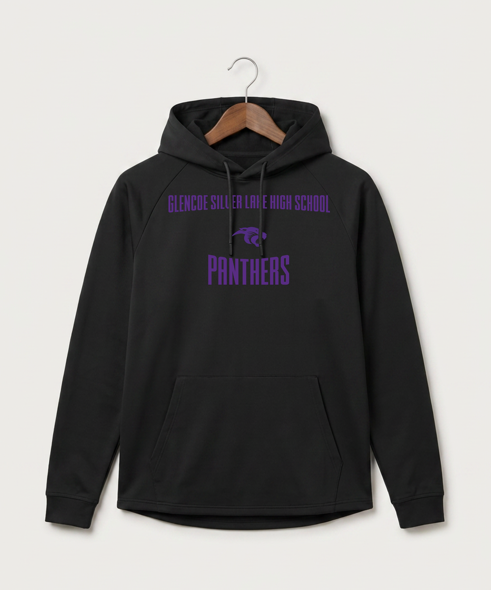 Glencoe Silver Lake High School Athletics - Black Hoodie - Full Front