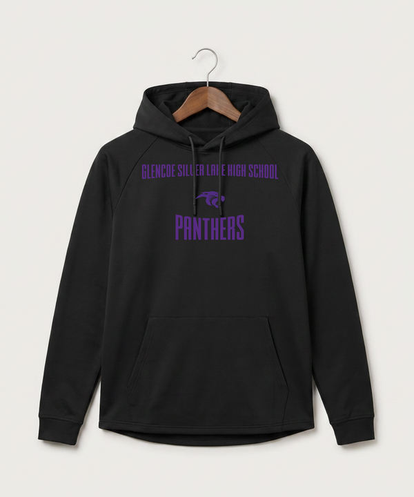 Glencoe Silver Lake High School Athletics - Black Hoodie - Full Front