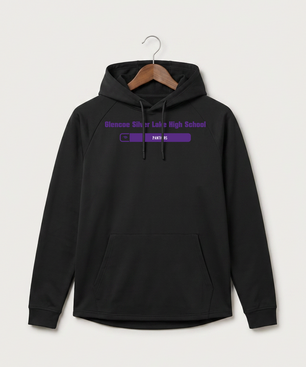 Glencoe Silver Lake High School Athletics - Black Hoodie - Full Front