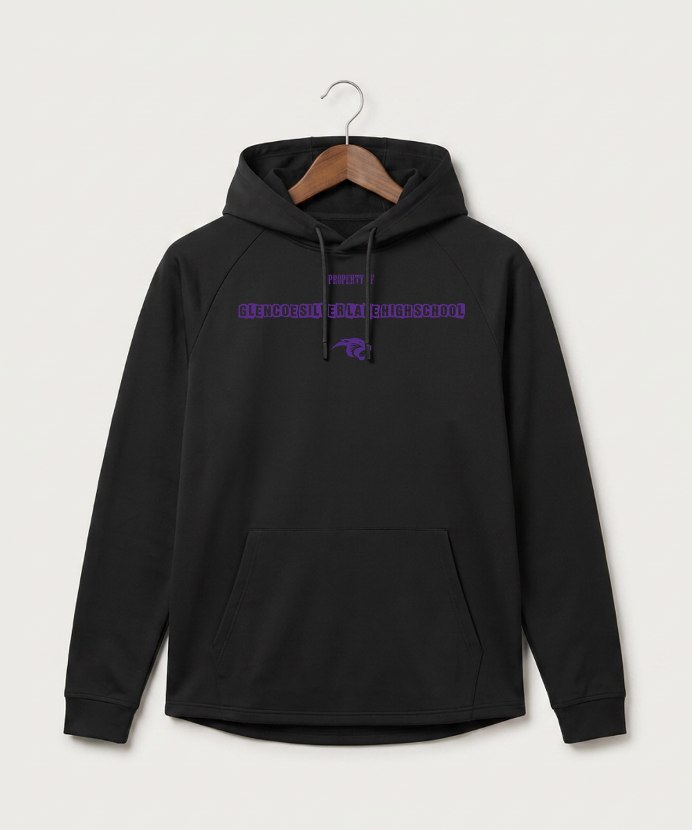 Glencoe Silver Lake High School Athletics - Black Hoodie - Full Front