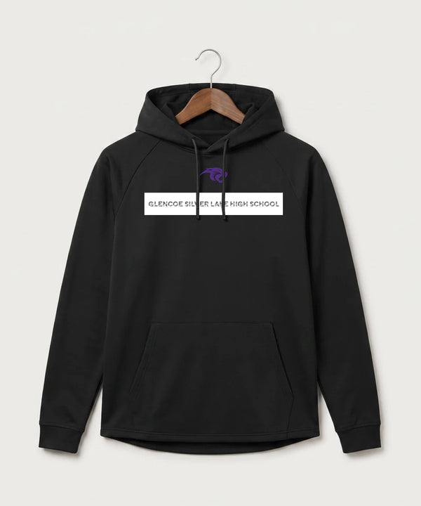 Glencoe Silver Lake High School Athletics - Black Hoodie - Full Front