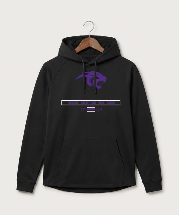 Glencoe Silver Lake High School Athletics - Black Hoodie - Full Front