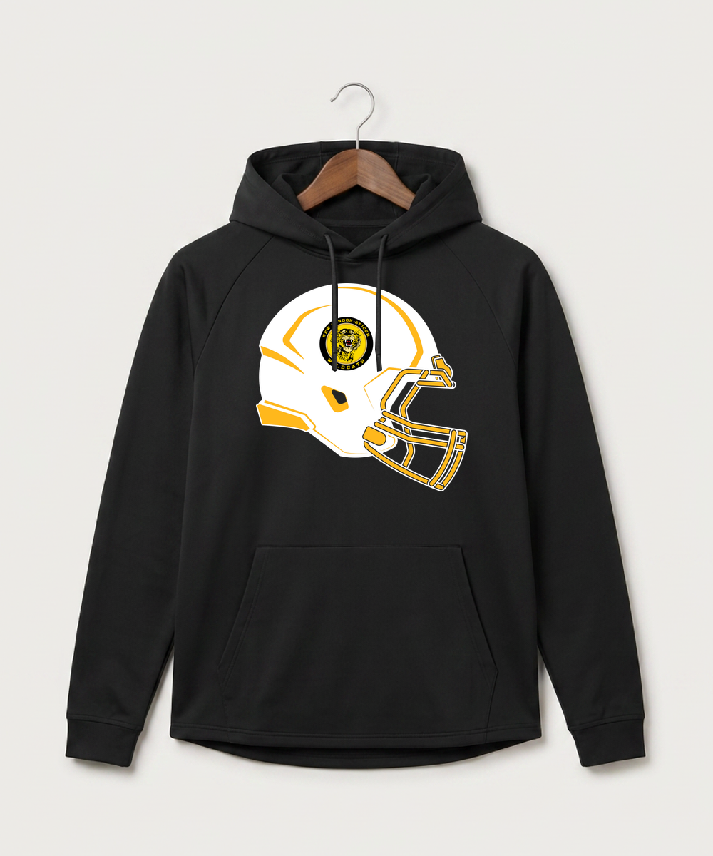 New London Spicer High School Football (Boys) - Black Hoodie - Full Front
