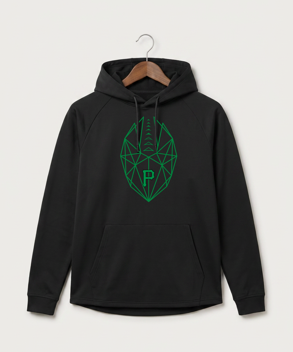 Pipestone Area High School Football (Boys) - Black Hoodie - Full Front