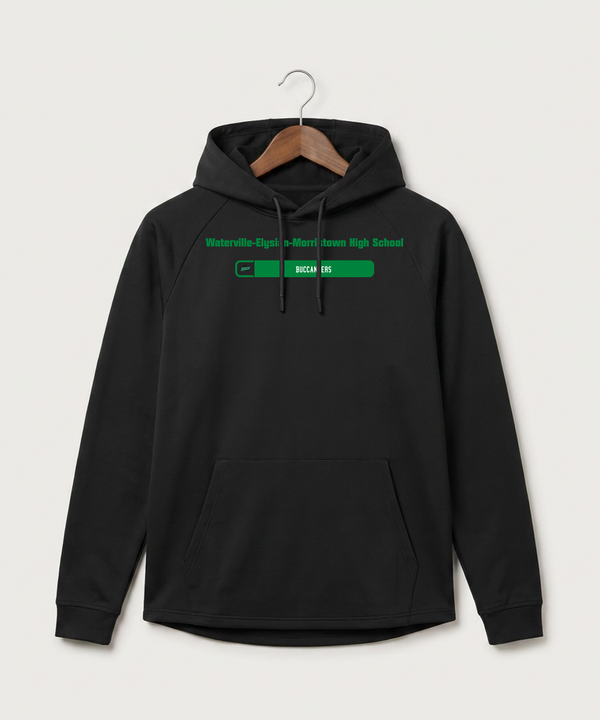 Waterville-Elysian-Morristown High School Football (Boys) - Black Hoodie - Full Front