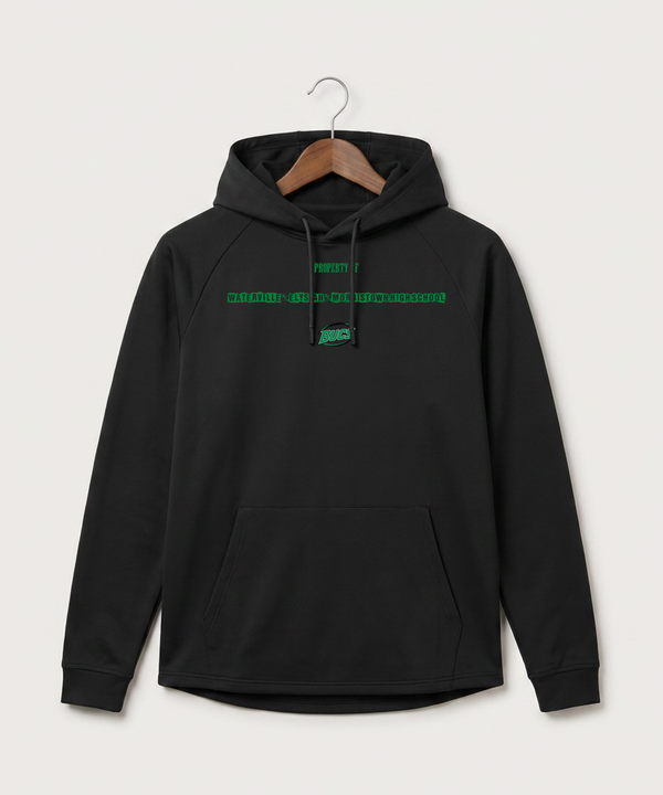 Waterville-Elysian-Morristown High School Football (Boys) - Black Hoodie - Full Front