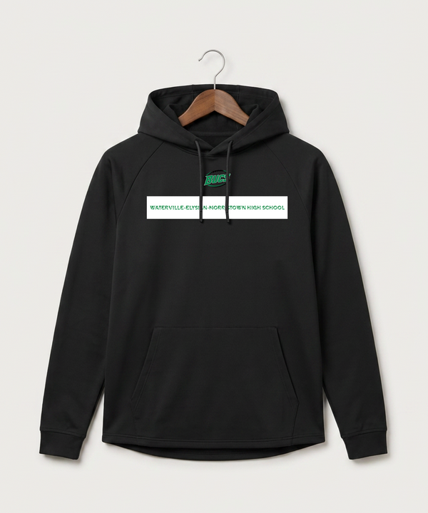 Waterville-Elysian-Morristown High School Football (Boys) - Black Hoodie - Full Front