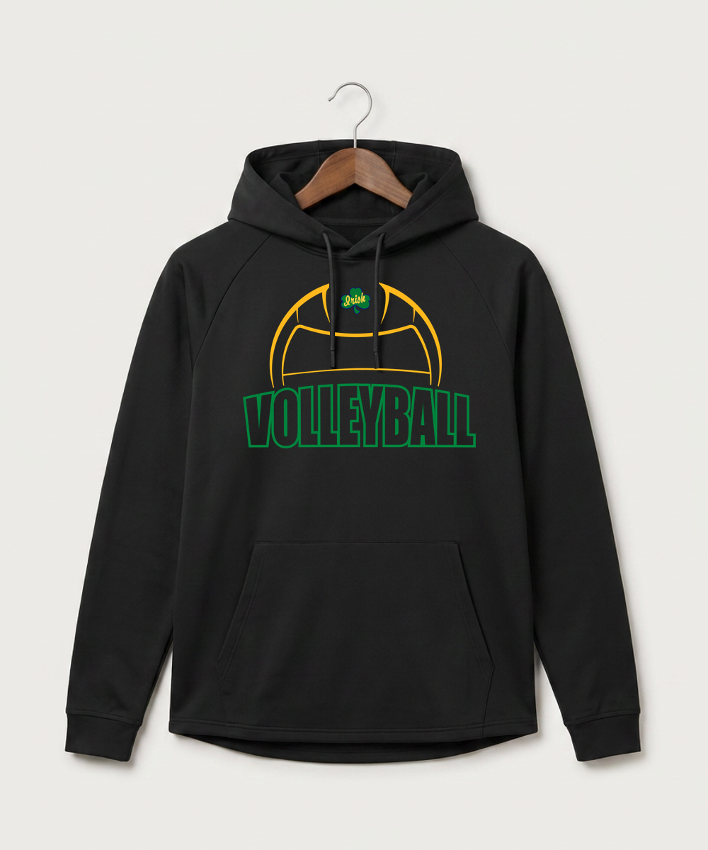 Rosemount High School Volleyball (Girls) - Black Hoodie - Full Front
