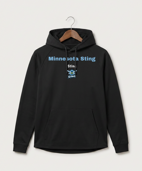 Minnesota Sting Athletics - Black Hoodie - Full Front