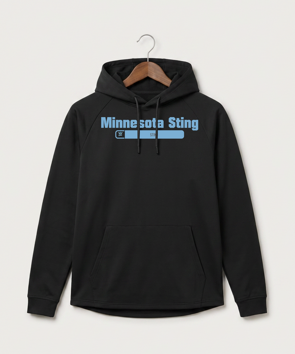 Minnesota Sting Athletics - Black Hoodie - Full Front