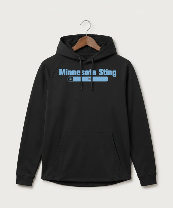 Minnesota Sting Athletics - Black Hoodie - Full Front