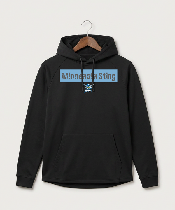 Minnesota Sting Athletics - Black Hoodie - Full Front