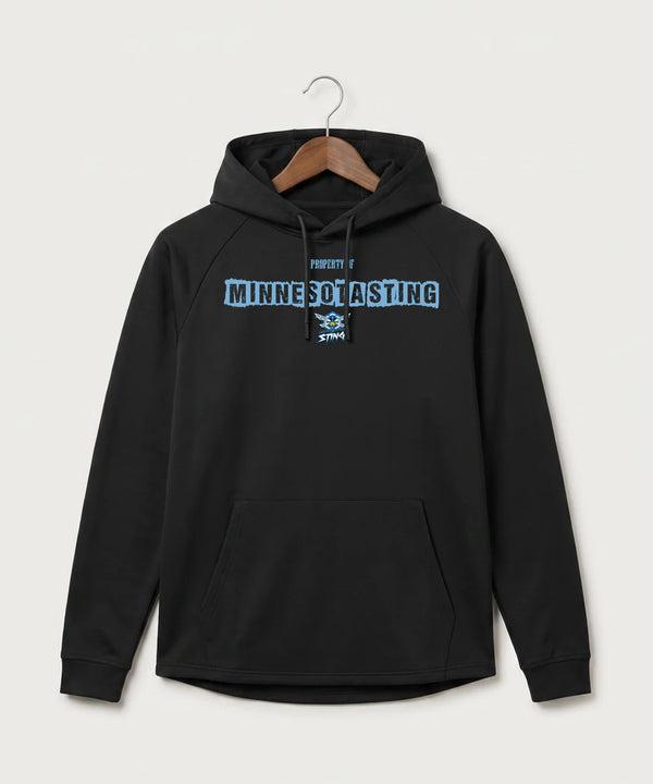 Minnesota Sting Athletics - Black Hoodie - Full Front