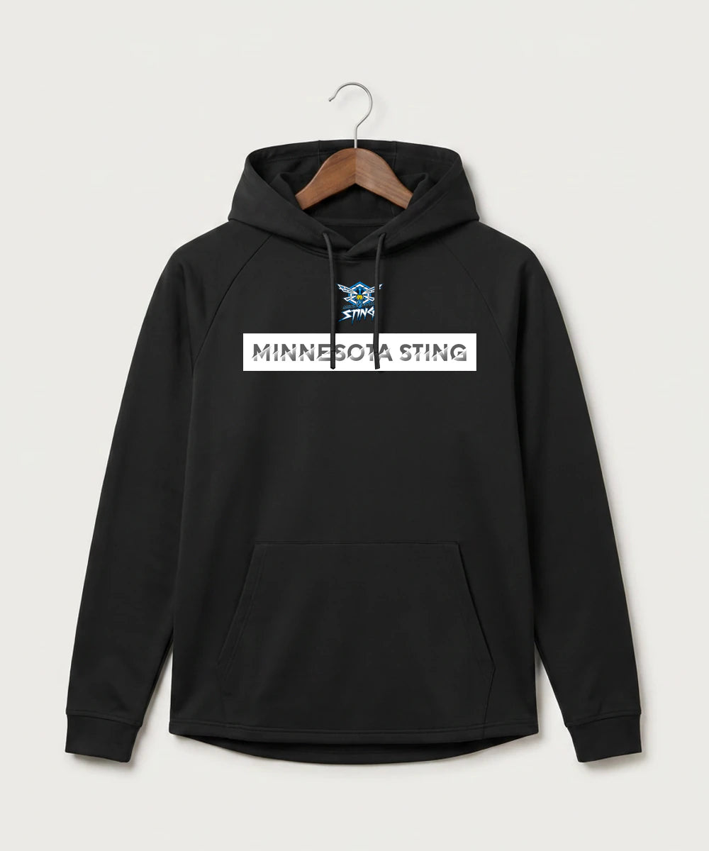 Minnesota Sting Athletics - Black Hoodie - Full Front