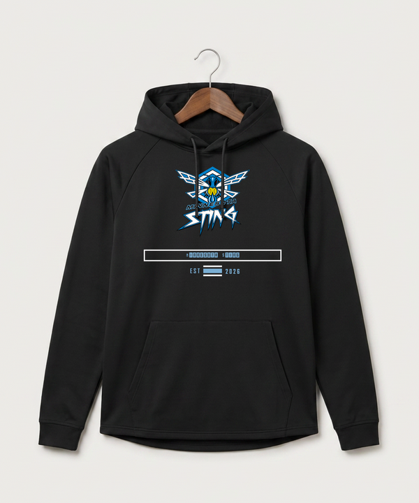 Minnesota Sting Athletics - Black Hoodie - Full Front