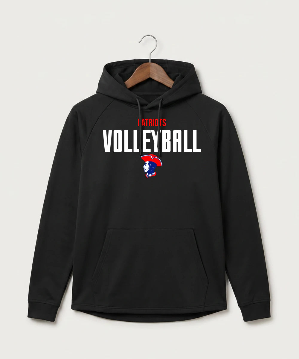 Hills-Beaver Creek High School Volleyball (Girls) - Black Hoodie - Full Front