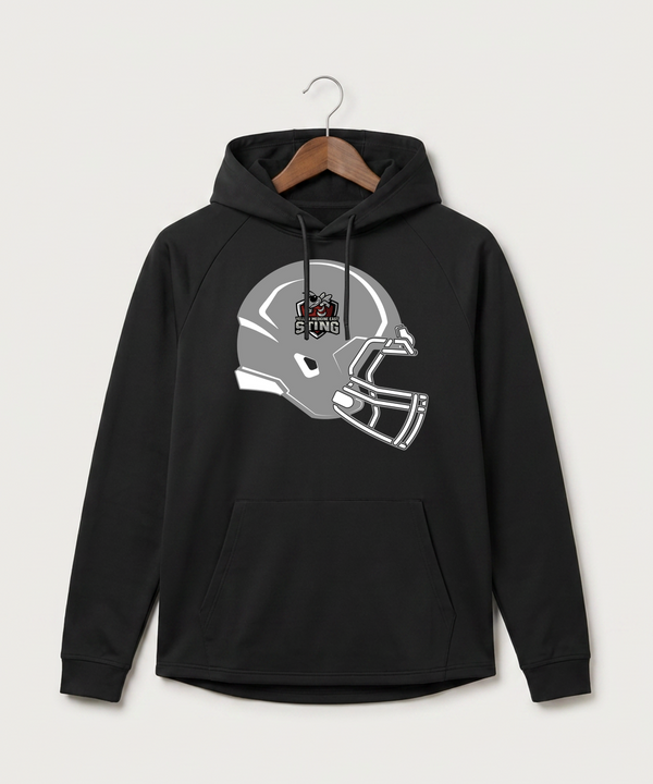 Yellow Medicine East High School Football (Boys) - Black Hoodie - Full Front