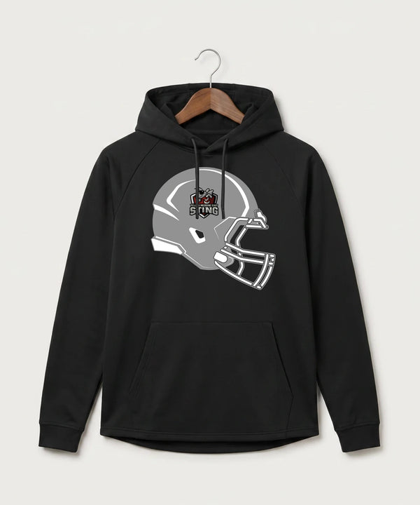 Yellow Medicine East High School Football (Boys) - Black Hoodie - Full Front