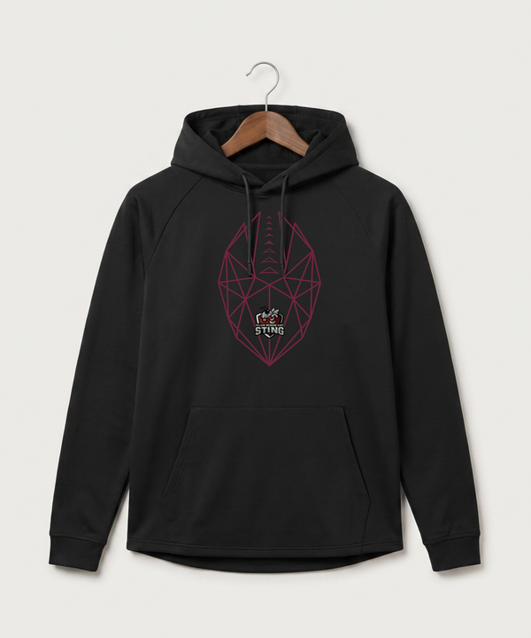 Yellow Medicine East High School Football (Boys) - Black Hoodie - Full Front