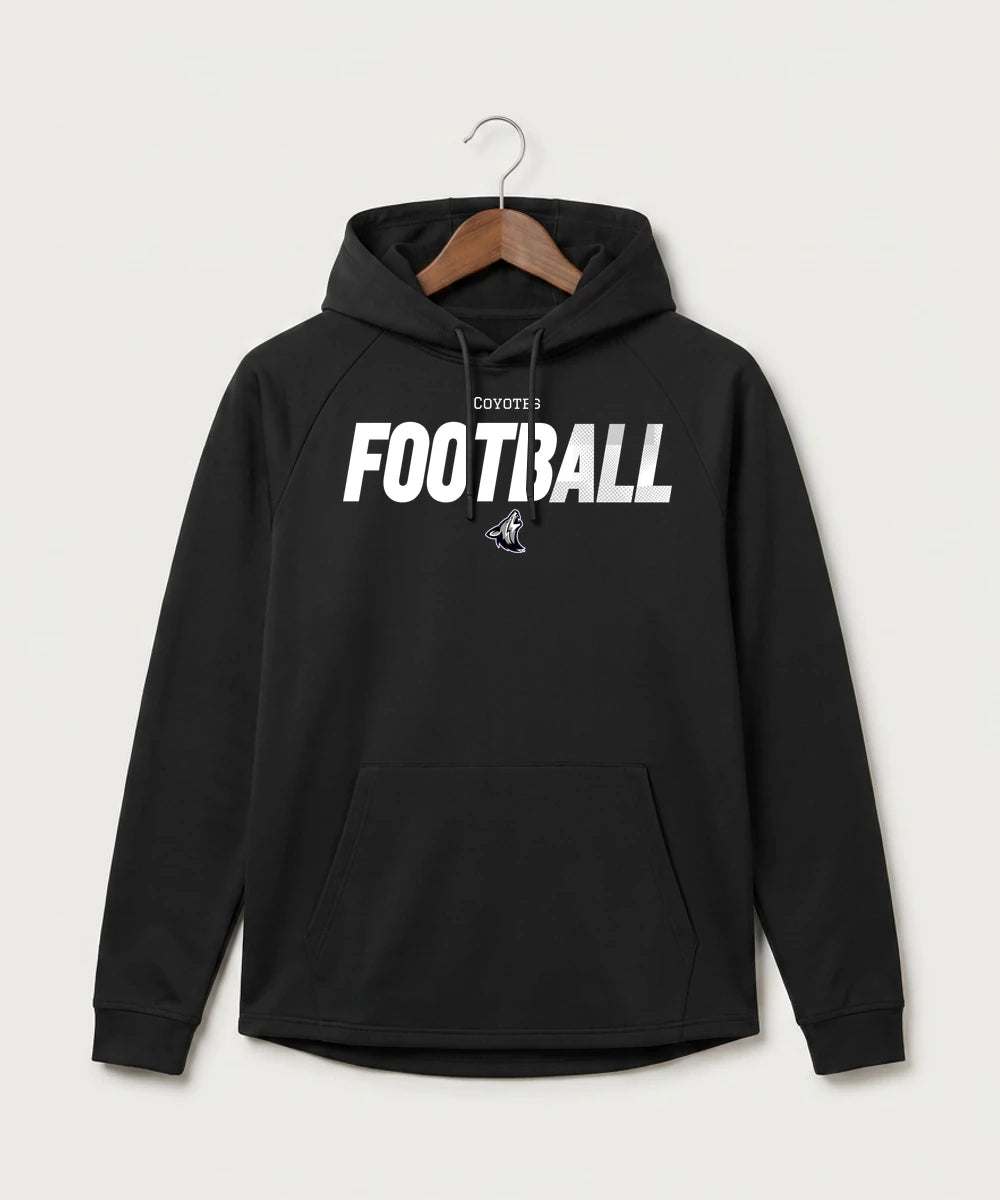 Heron Lake-Okabena High School Football (Boys) - Black Hoodie - Full Front