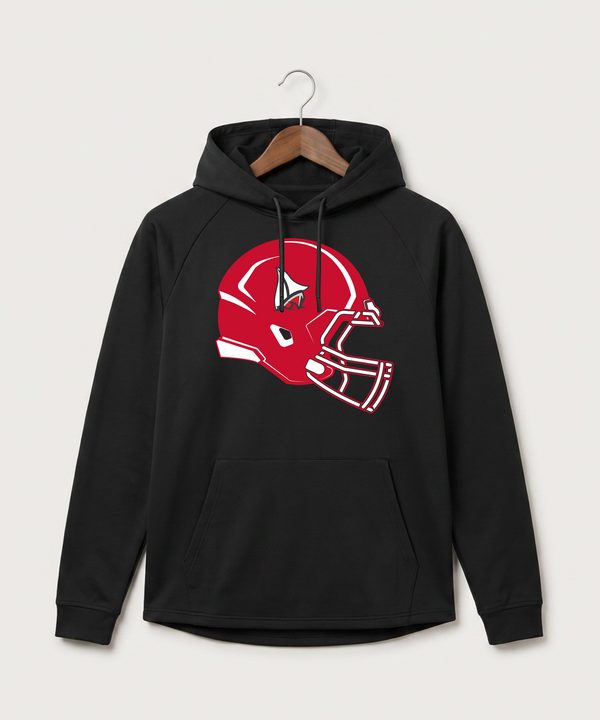 Detroit Lakes Community High School Football (Boys) - Black Hoodie - Full Front