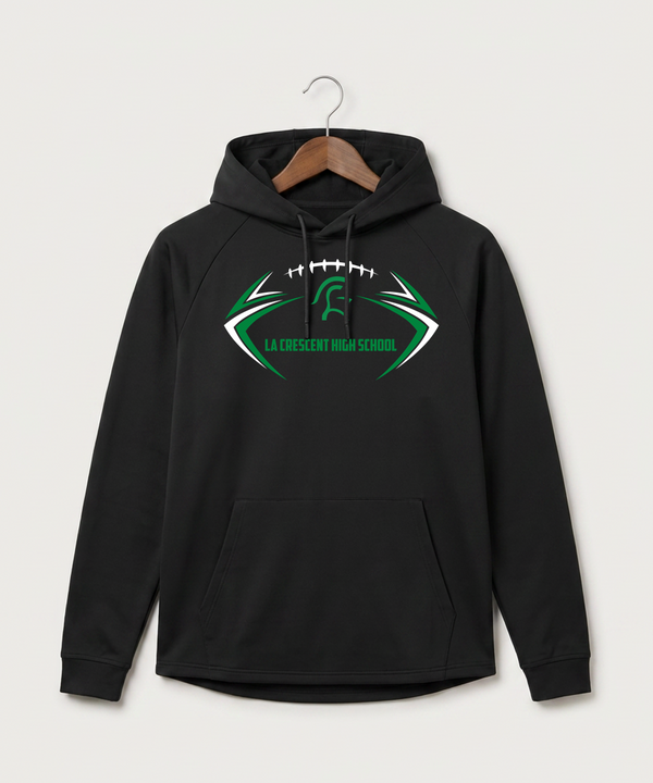 La Crescent High School Football (Boys) - Black Hoodie - Full Front