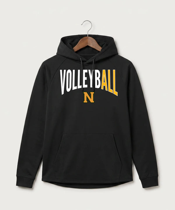 Nevis High School Volleyball (Girls) - Black Hoodie - Full Front