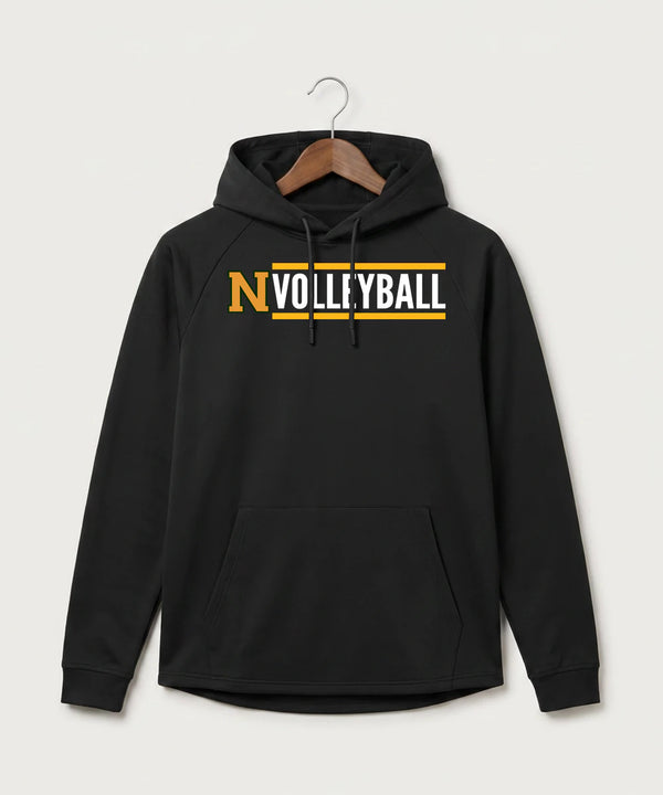 Nevis High School Volleyball (Girls) - Black Hoodie - Full Front