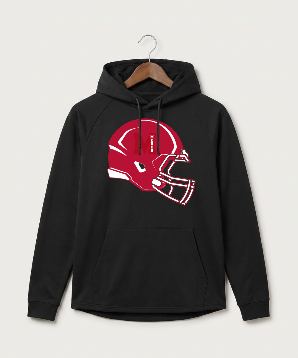 Mcgregor High School Football (Boys) - Black Hoodie - Full Front