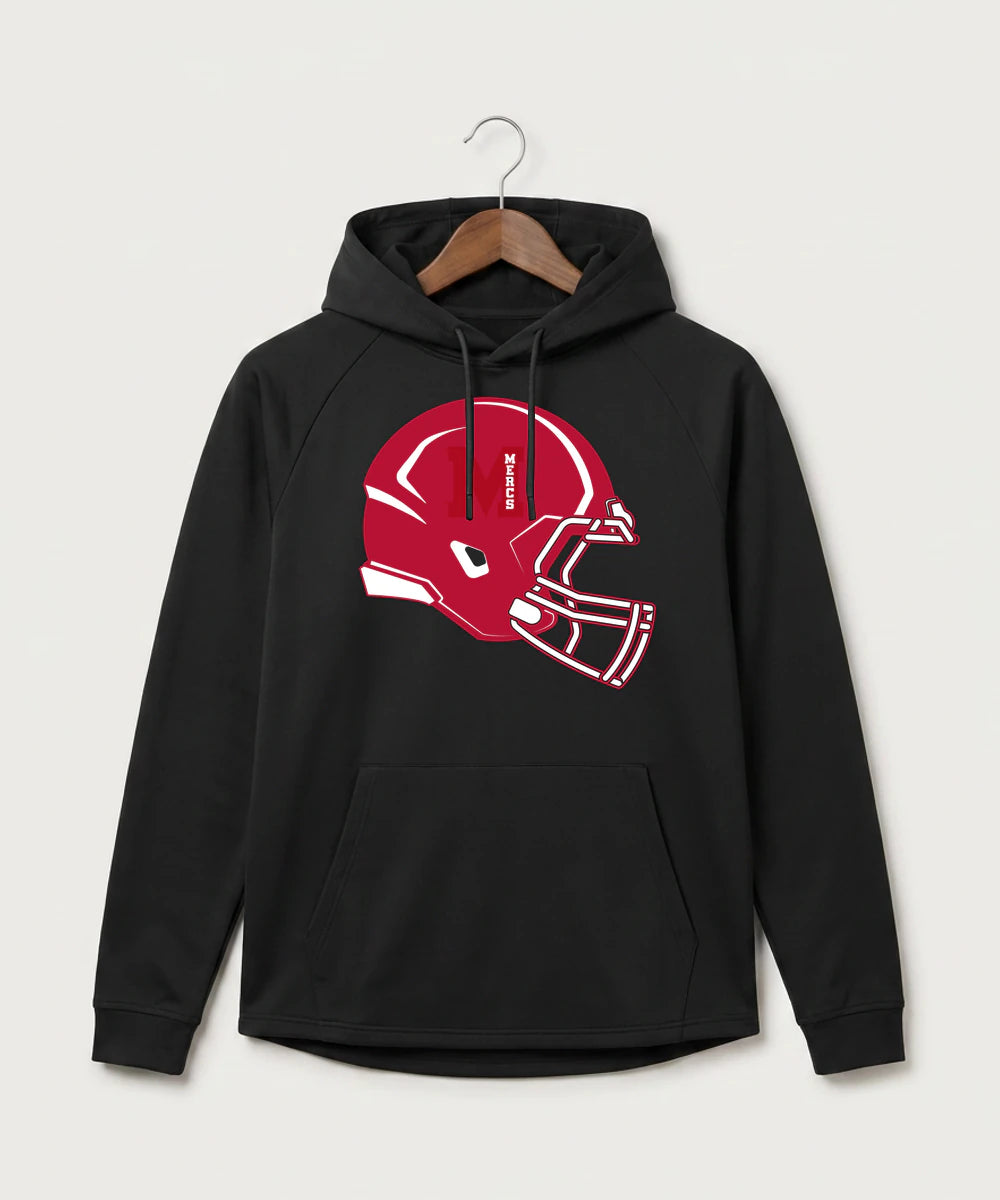 Mcgregor High School Football (Boys) - Black Hoodie - Full Front