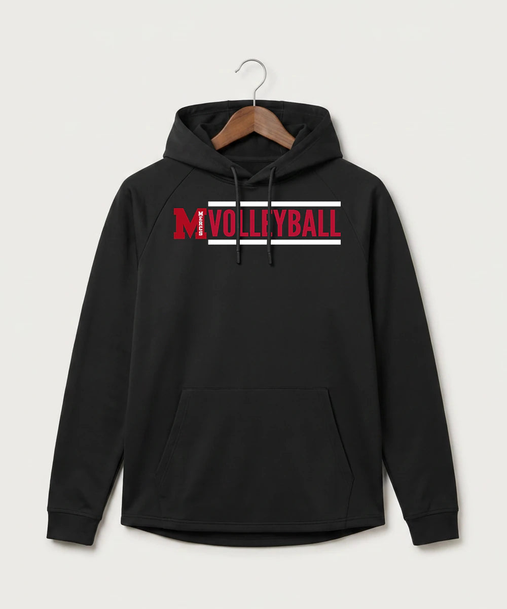 Mcgregor High School Volleyball (Girls) - Black Hoodie - Full Front