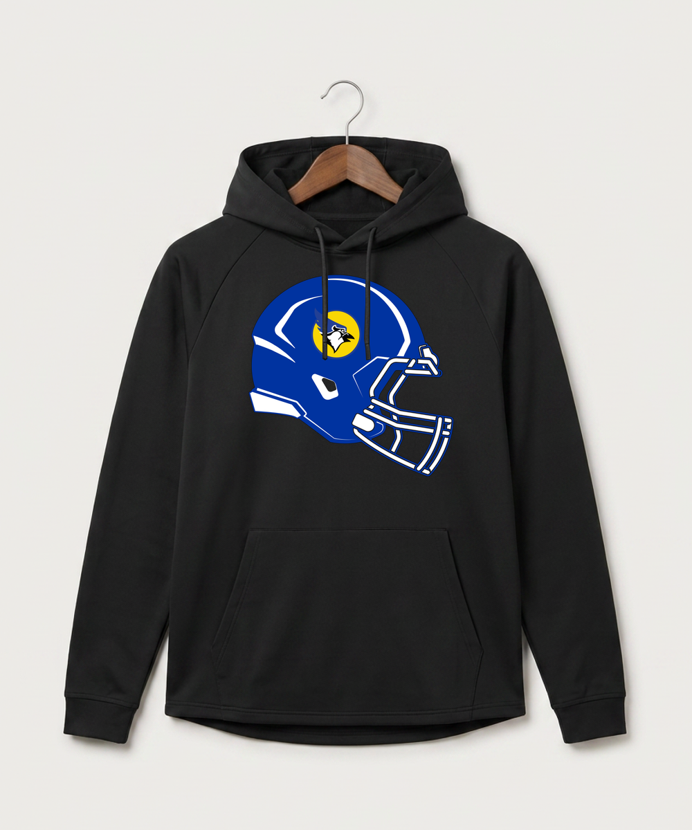 Waseca High School Football (Boys) - Black Hoodie - Full Front